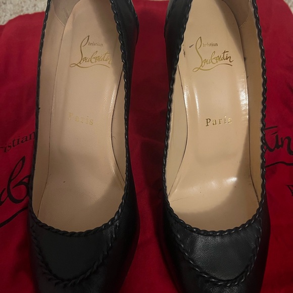 Authentic Christian Louboutin Marpelissimo Twisted Pump Heels Size 38 - Picture 3 of 7